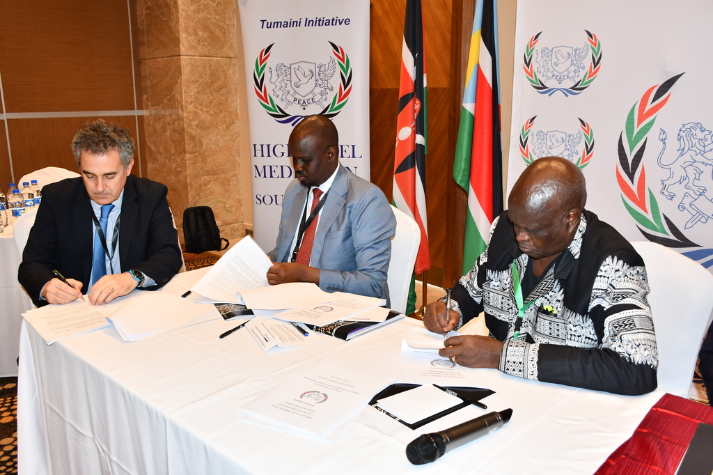 Steps towards peace in South Sudan. 8 protocols signed in Nairobi between government and opposition in South Sudan